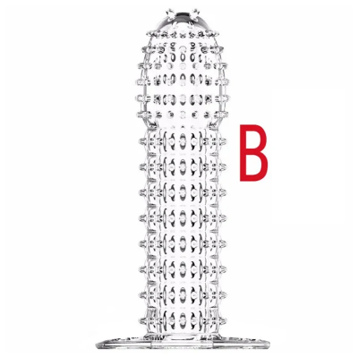 Picture of Multi-shape Spiked Set Adult Product clear Crystal Condom