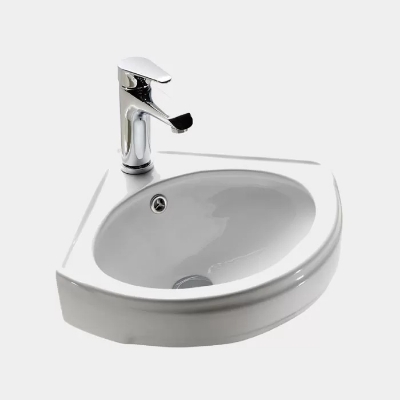 Picture of MARQUIS Corner Basin- C87002 White/Ivory