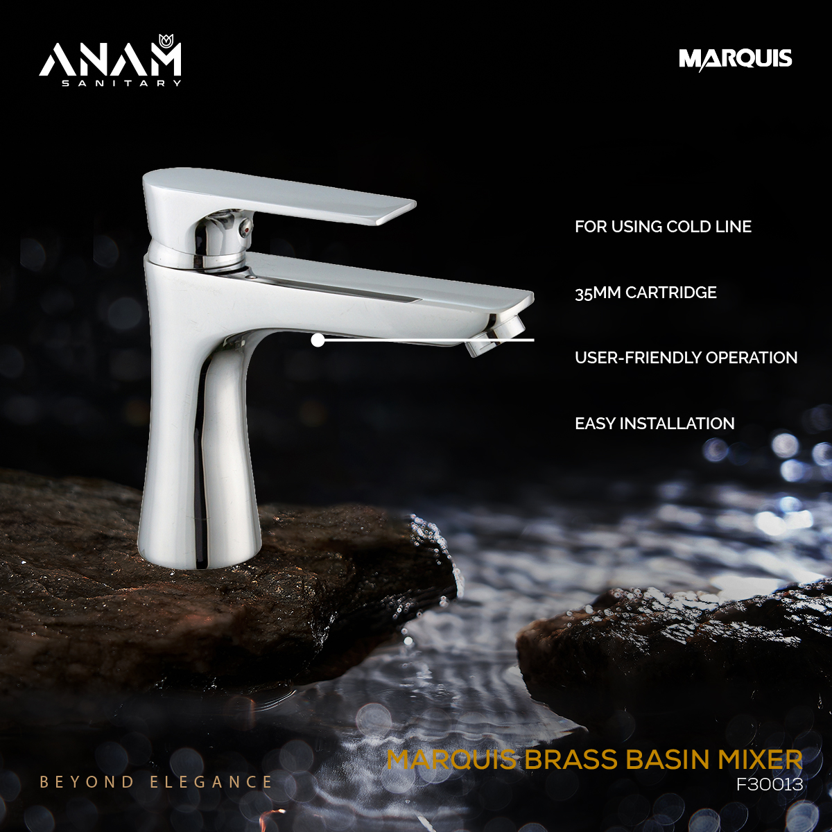 Picture of MARQUIS Brass Basin Mixer-F30013