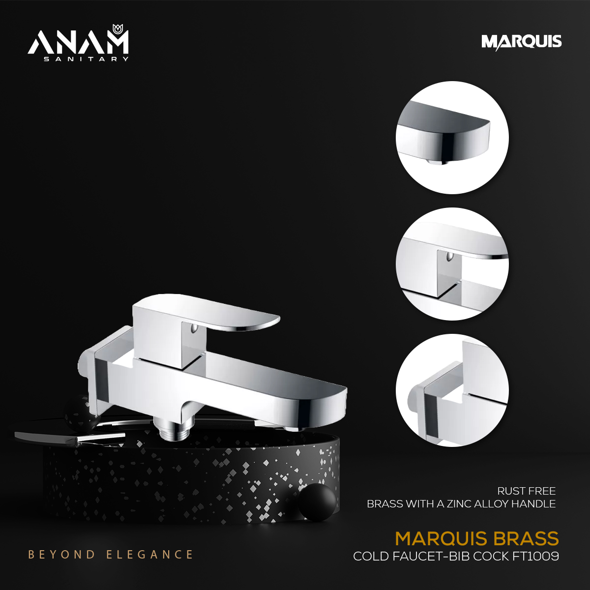Picture of Marquis Brass Cold Faucet-Bib Cock FT1009 For Bathroom