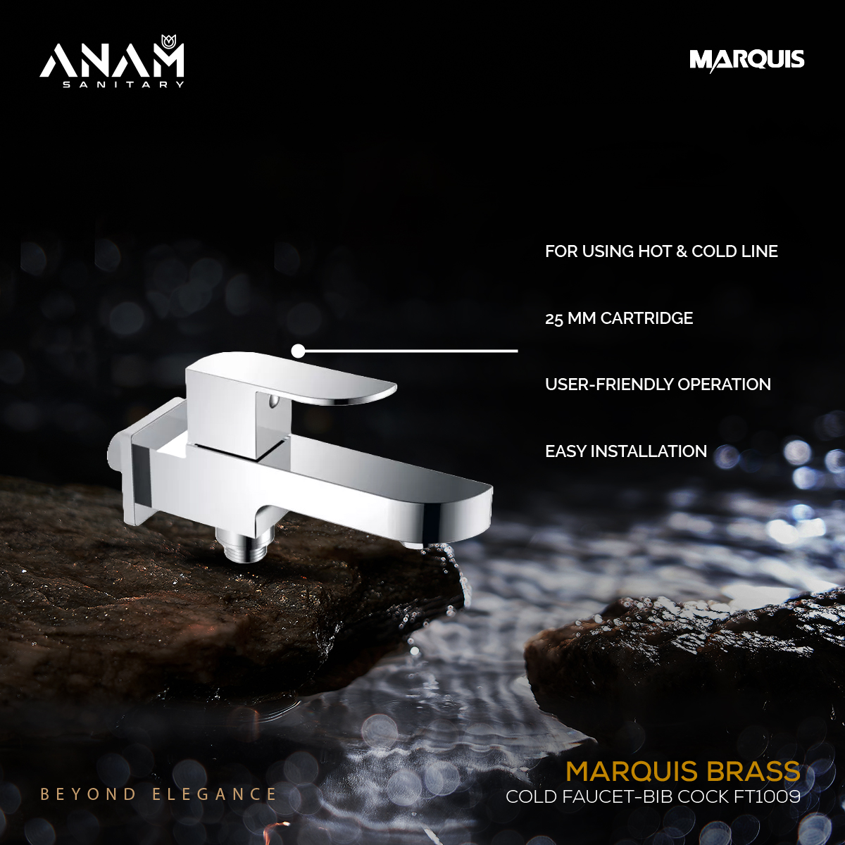 Picture of Marquis Brass Cold Faucet-Bib Cock FT1009 For Bathroom