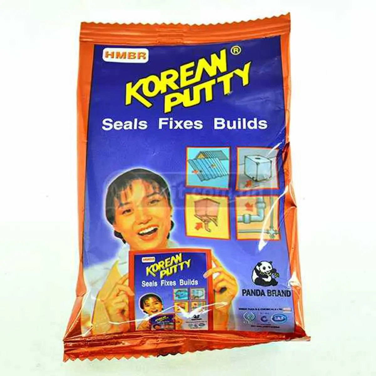 Picture of 100gm Korean Putty Sealant HMBR Brand for Pipe Tin Shed Leaks 3 Pieces