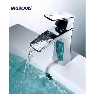 Picture of Marquis Brass White-gold color Basin Mixer F19020