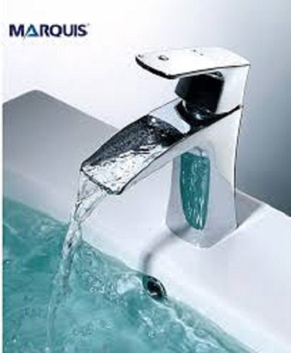 Picture of Marquis Brass White-gold color Basin Mixer F19020