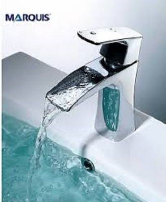 Picture of Marquis Brass White-gold color Basin Mixer F19020