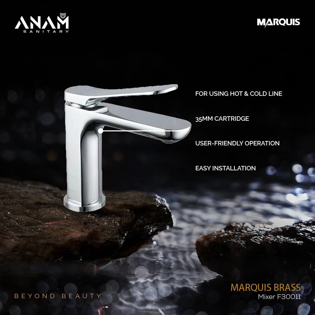 Picture of MARQUIS Brass Basin Mixer F30011