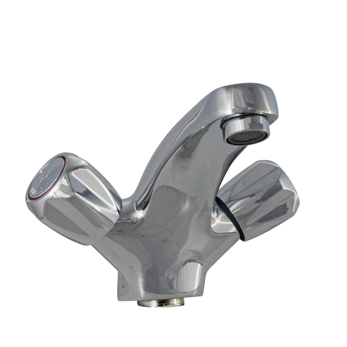 Picture of SHARIF Metal Brass Two Handles Basin Mixer Classic for Toilet 9257