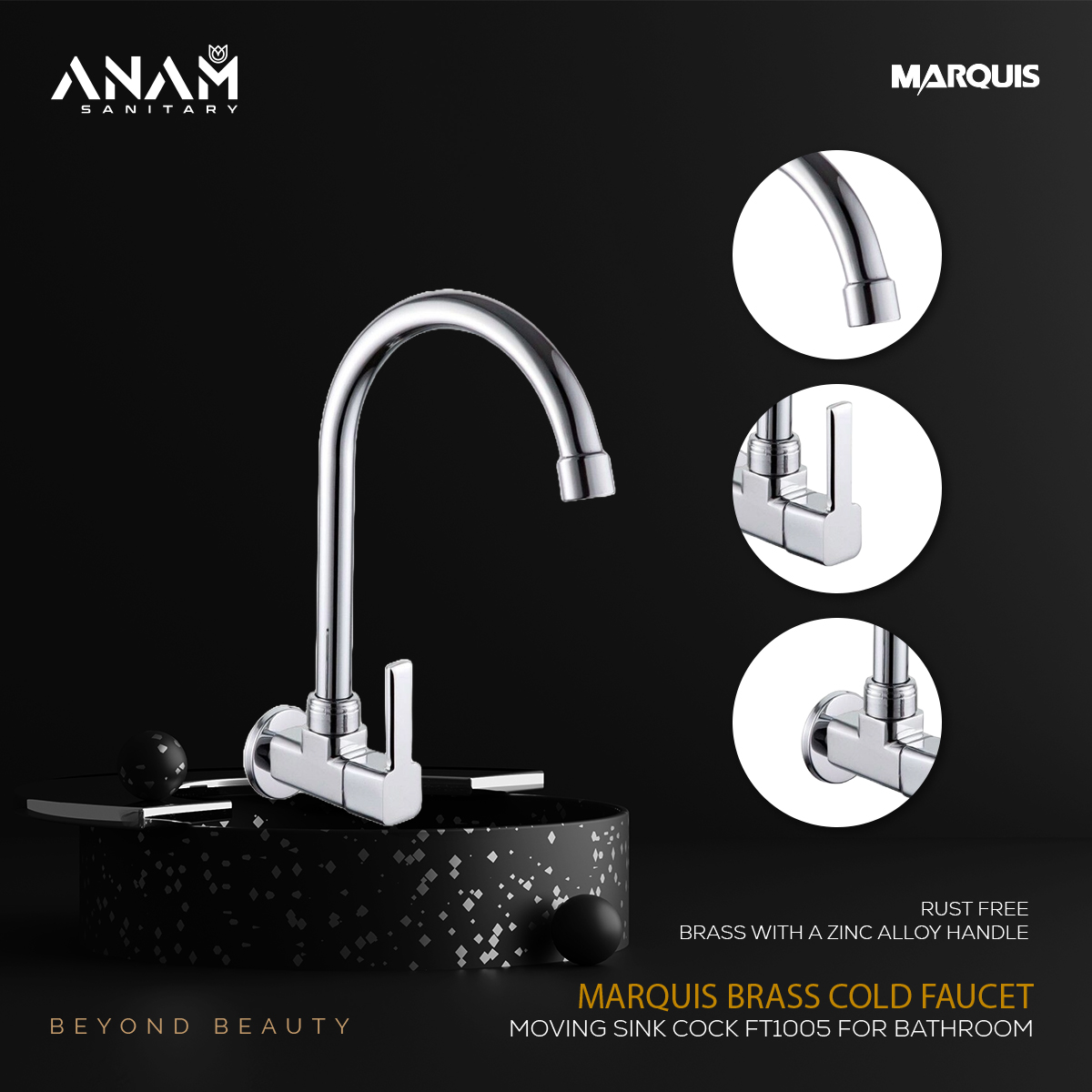 Picture of MARQUIS Sink Bib Cock- FT1005