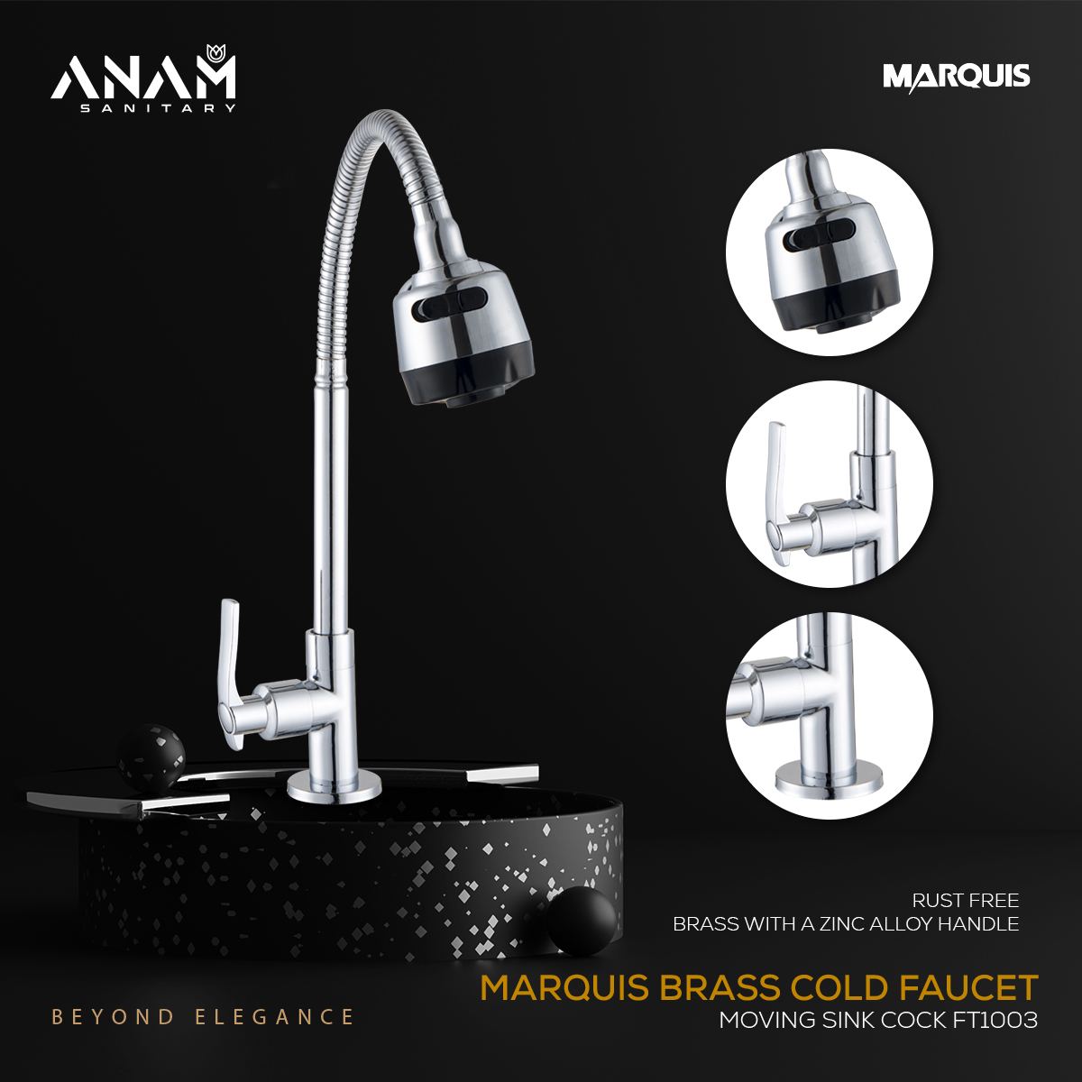 Picture of MARQUIS Sink Bib Cock- FT1003