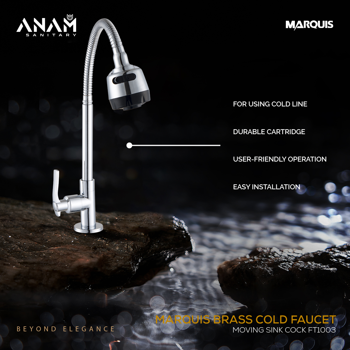 Picture of MARQUIS Sink Bib Cock- FT1003