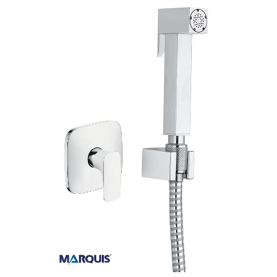 Picture of Marquis Brass Toilet Push Shower Hot & Cold Mixer F19094