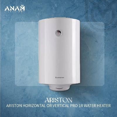 Picture of 100 Liters Ariston Horizontal Or Vertical PRO 1R Water Heater (Geyser) Made in Italy
