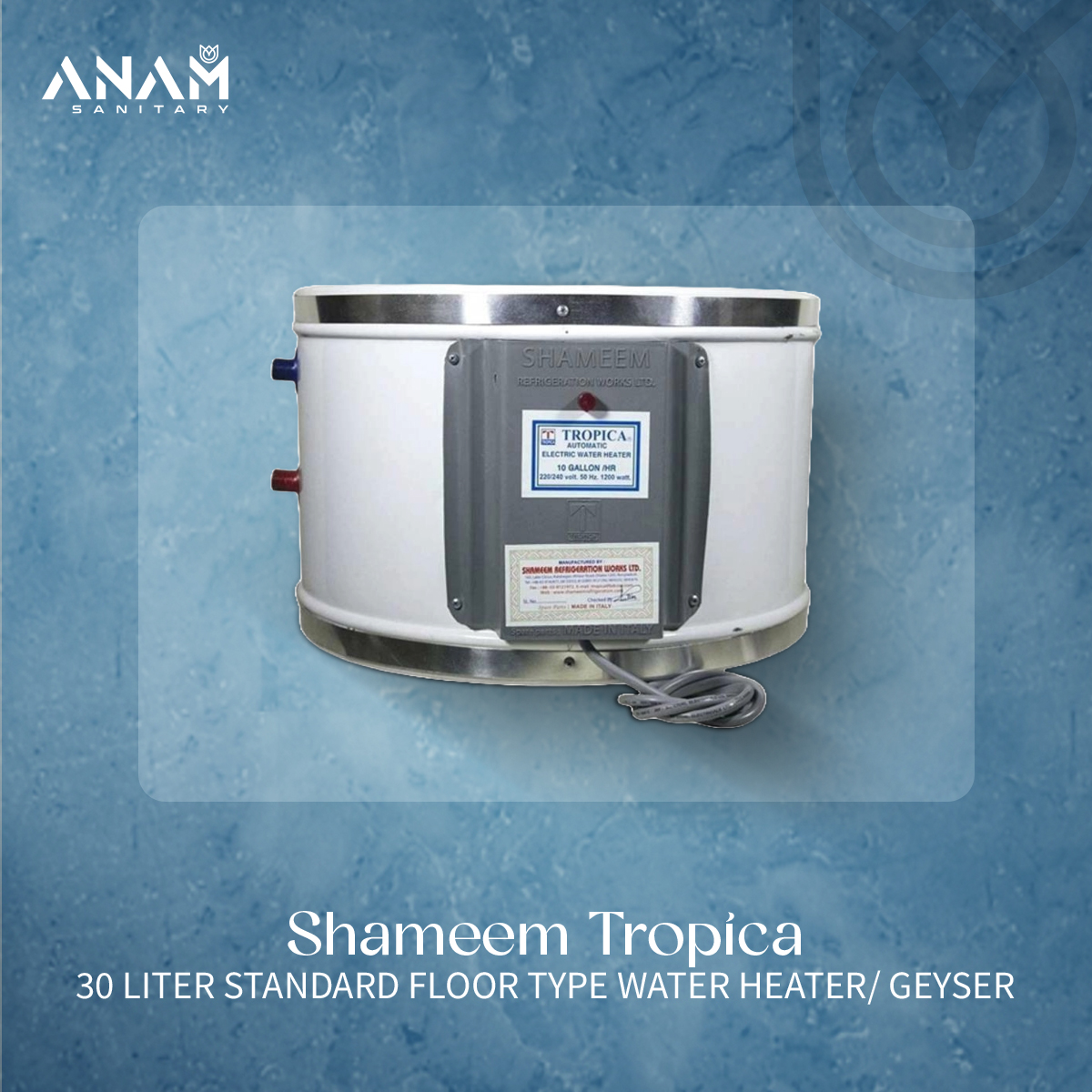 Picture of Shameem Tropica 30 Liter Standard Floor Type Water Heater/ Geyser