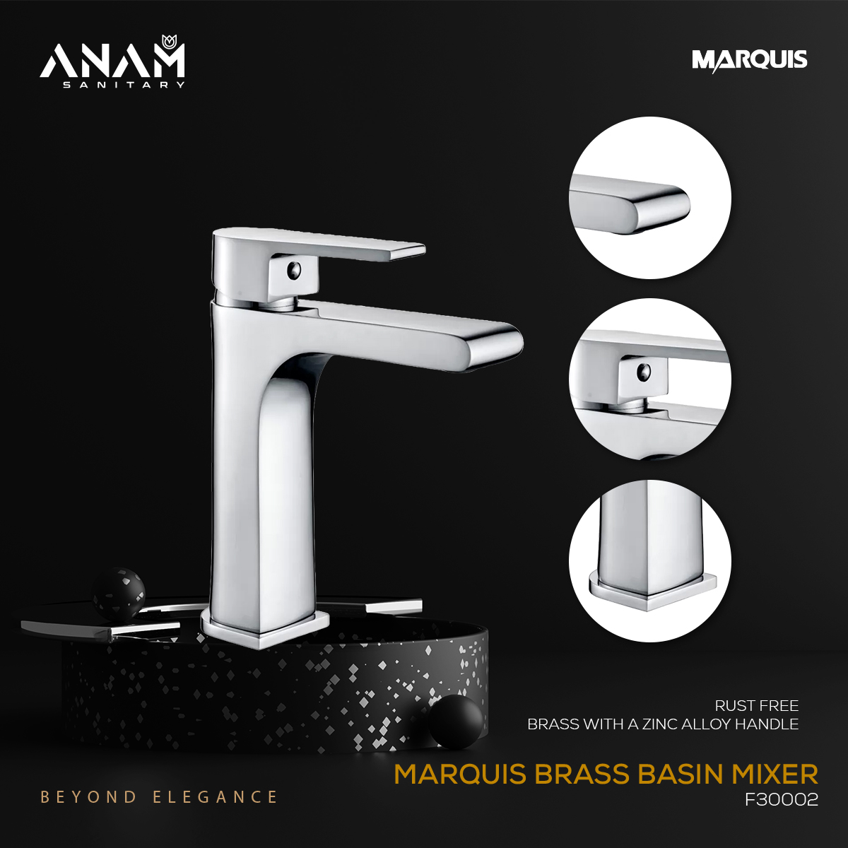 Picture of MARQUIS Brass Basin Mixer-F30002