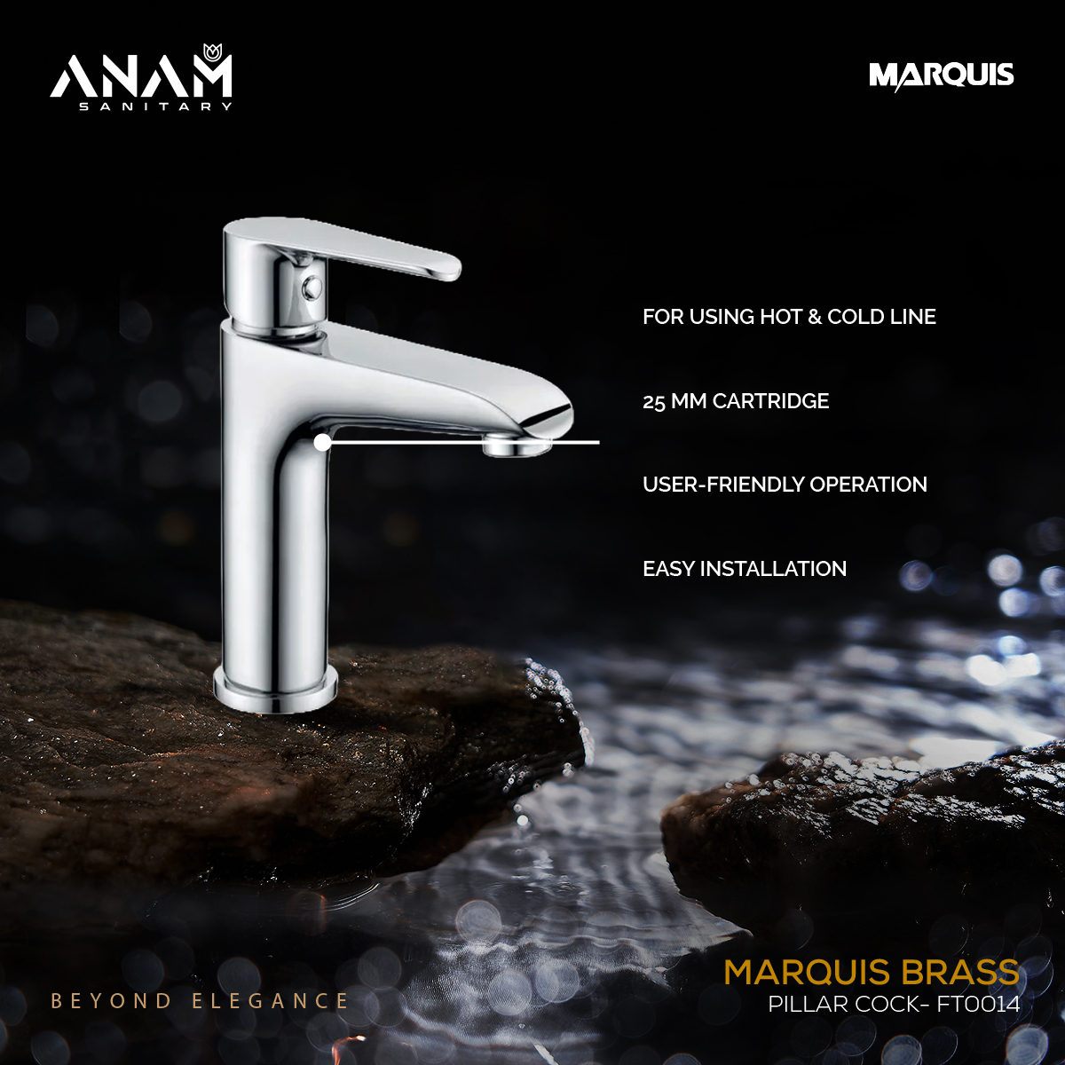 Picture of MARQUIS Brass Pillar Cock- FT0014