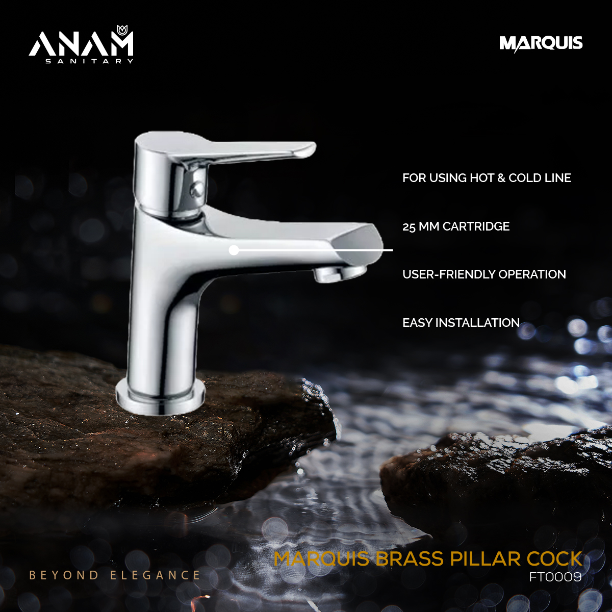 Picture of MARQUIS Brass Pillar Cock- FT0009