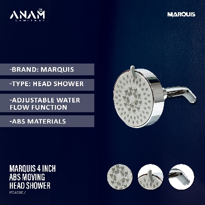 Picture of MARQUIS 4″ ABS Moving Head Shower- P040007