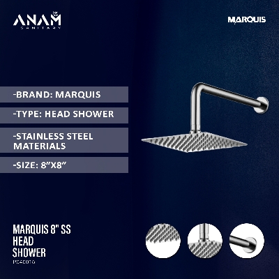 Picture of MARQUIS 8" SS Head Shower P040016