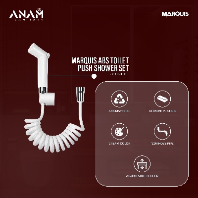 Picture of Marquis ABS Toilet Push Shower Set SP060301