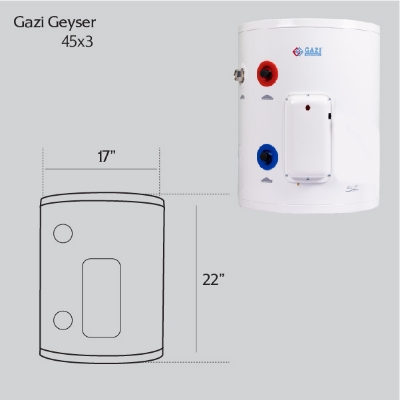 Picture of Gazi 45 Litre Water Heater 45X3