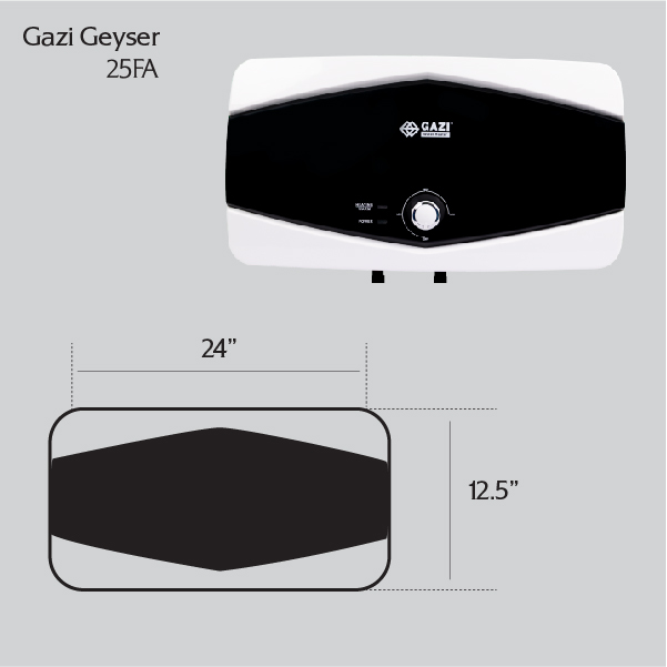 Picture of Gazi 25 Litre Water Heater 25FA