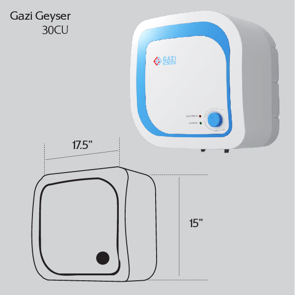 Picture of Gazi 30 Litre Water Heater 30CU
