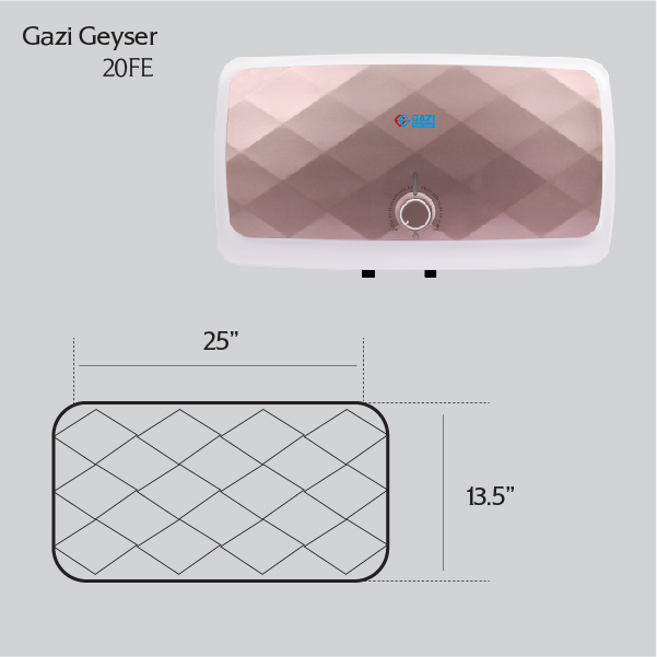 Picture of Gazi 20 Litre Water Heater 20FE