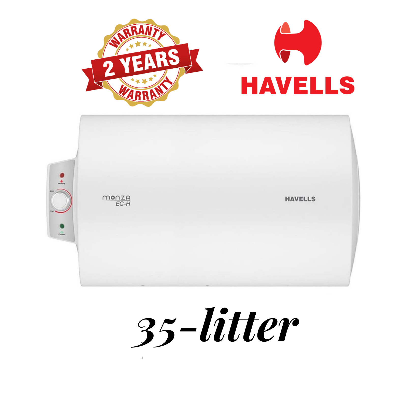 Picture of Havells Monza slim 35 ltr horizontal-White