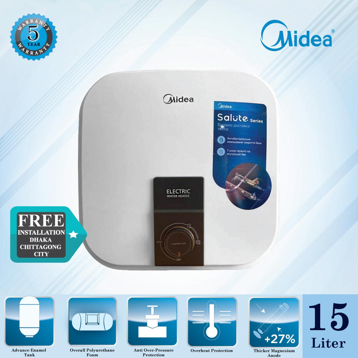 Picture of Midea Water Heater (Geyser) - D15 - 15 Liter