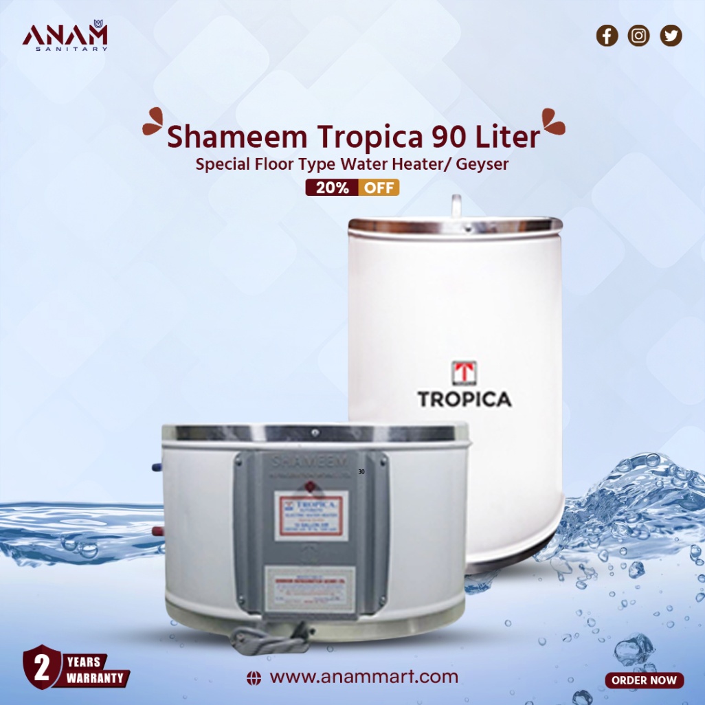 Picture of Shameem Tropica 90 Liter Special Floor Type Water Heater/ Geyser