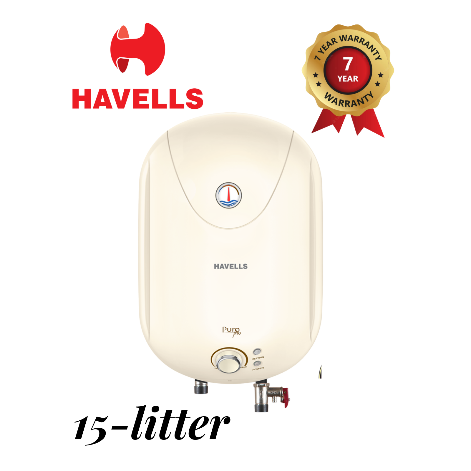 Picture of Havells Puro Plus SS 15 LTR SP IVORY-SWH