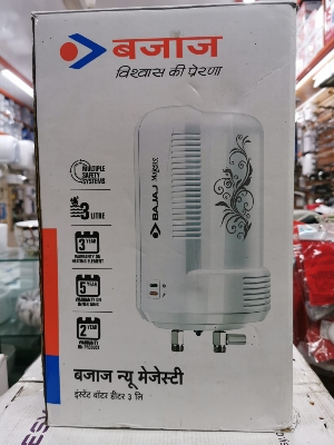 Picture of Bajaj New Majesty Instant 3 Litre, 3 KW Verical Water Heater (White)