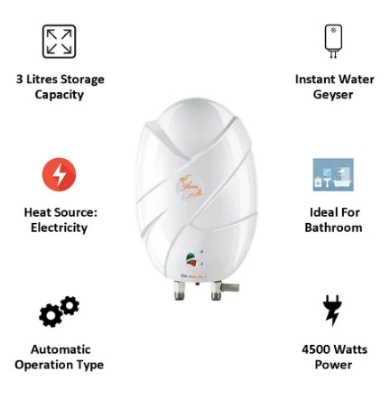 Picture of Bajaj 3 Liter Flora Instant Water Heater