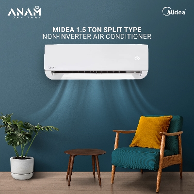 Picture of Midea 1.5 Ton Non-Inverter Air Conditioner (MSA18CRN)