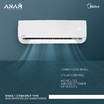 Picture of Midea 1.5 Ton Non-Inverter Air Conditioner (MSA18CRN)