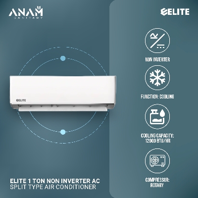 Picture of ELITE 1 Ton Non Inverter Ac Split Type Air Conditioner 5 Year Compressor Official Warranty