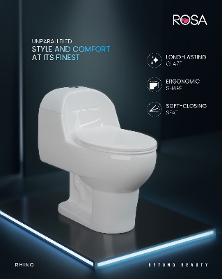 Picture of Rosa Rhino Single Piece Ceramic Commode