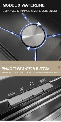 Picture of Advanced Technology Handmade Smart Waterfall Multifunction Kitchen Sink -7546