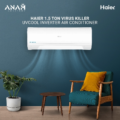 Picture of Haier 1.5 Ton Virus Killer UVCool Inverter AC - (HSU-18UVCool:(INV)(Wifi)(3DF)(PCS))