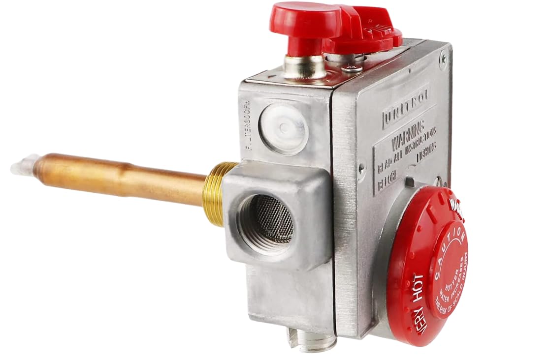 Picture of Unitrol Gas Water Heater Valve，Natural Gas Water Heater Thermostat with 1-3/8" Shank,3-1/2"