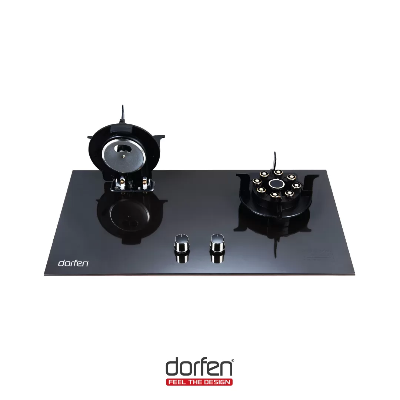 Picture of DORFEN Built-in-HOB Glass Top 2 Gas Stove, DF-GB2C NG
