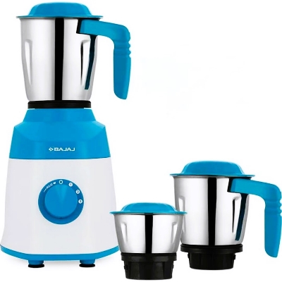 Picture of Bajaj 3 Jars Military Series Finito 600W French (410591) Mixer Grinder (French Blue)
