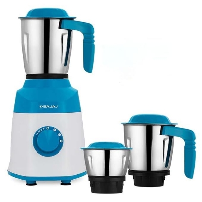 Picture of Bajaj 3 Jars Military Series Finito 600W French (410591) Mixer Grinder (French Blue)