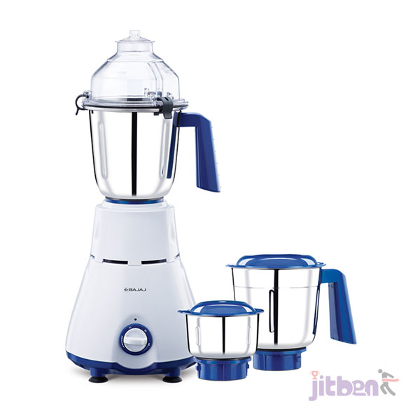 Picture of Bajaj Typhoon 750-Watt Mixer Grinder with 3 Jars (White/Turquoise)