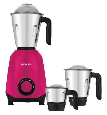 Picture of Bajaj Ninja Series Quartz Garnet Black and Pink 750W, For Wet & Dry Grinding