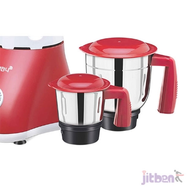 Picture of Bajaj Ruby 800-Watt Mixer Grinder with 3 Jars (White/Red)