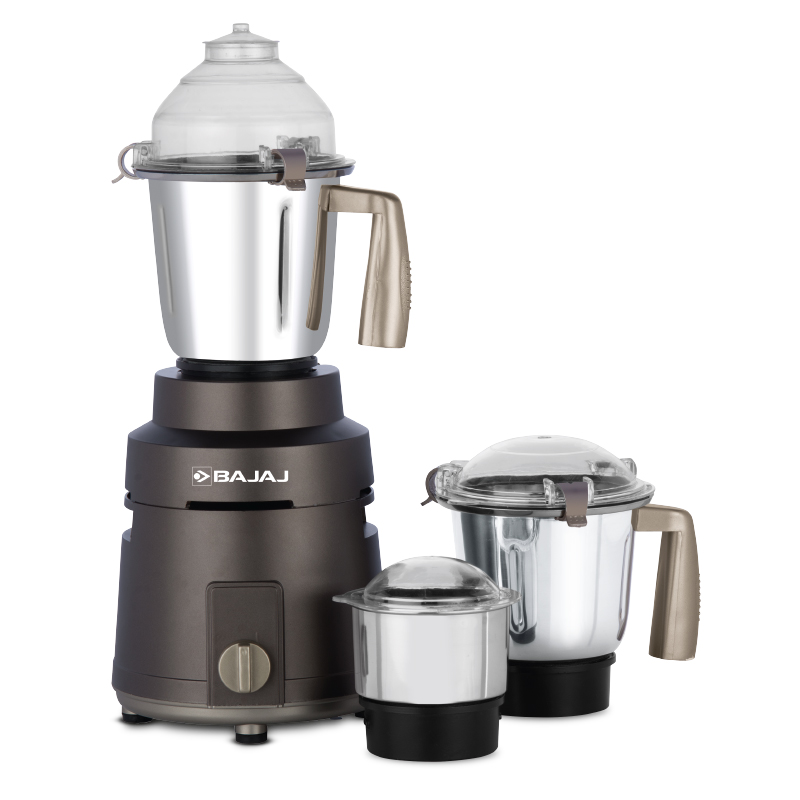 Picture of Bajaj Herculo 1000W Powerful Mixer Grinder / Blender / Juicer with Nutri-Pro Feature, Coffee Brown and Gold