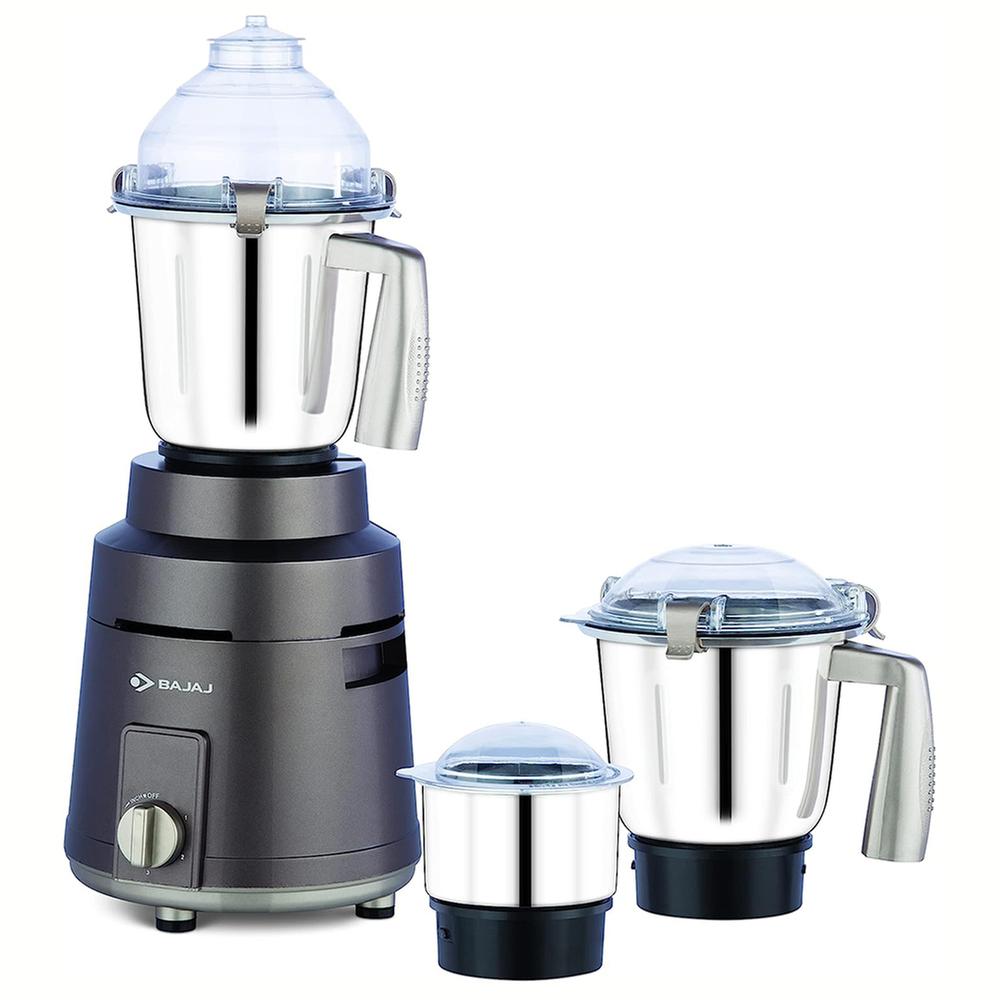 Picture of Bajaj Herculo 1000W Powerful Mixer Grinder / Blender / Juicer with Nutri-Pro Feature, Coffee Brown and Gold