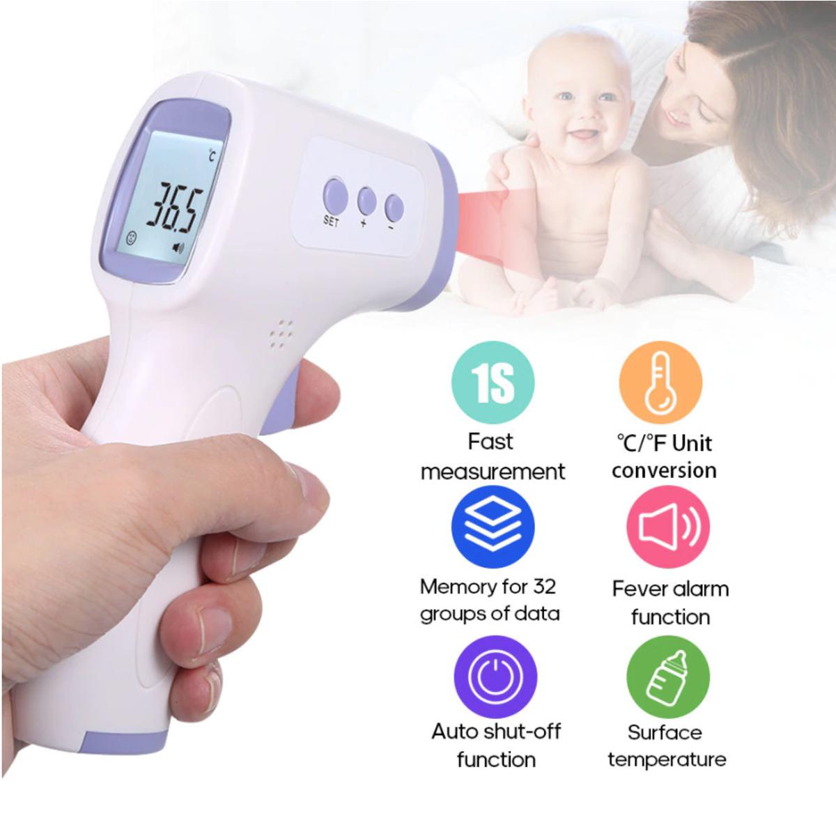 Picture of Digital infrared Non-Contact body temperature thermometer