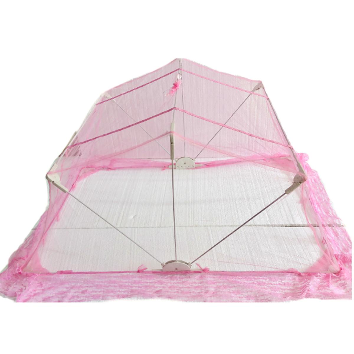 Picture of শিশুর মশারি ভাঁজ করা নেট-গোলাপী (থাই মানের) - mosquito net